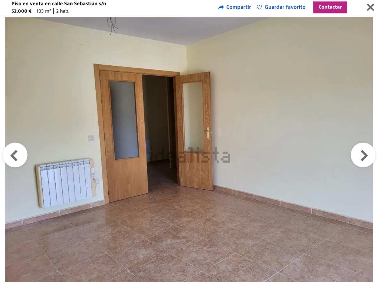 Piso en venta en Pulgar por un precio de 52.000 euros 