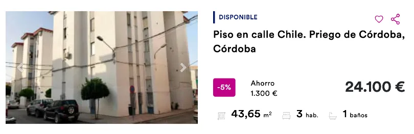 Piso barato en Priego de Córdoba