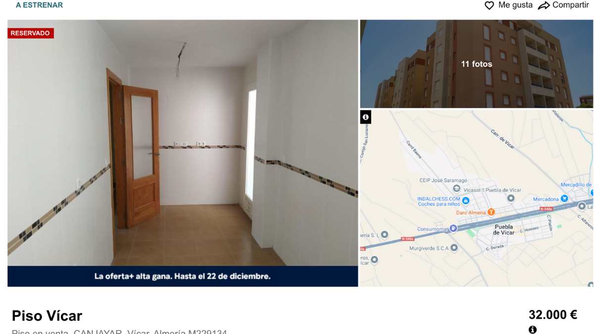 Piso en venta en Alfarràs por un precio de 25.000 euros 