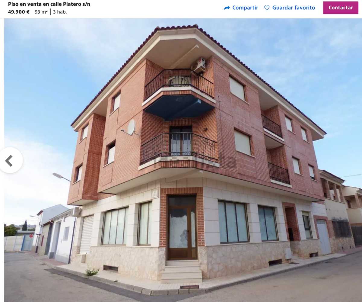 Piso en venta en Corral de Almaguer por un precio de 49.900 euros 