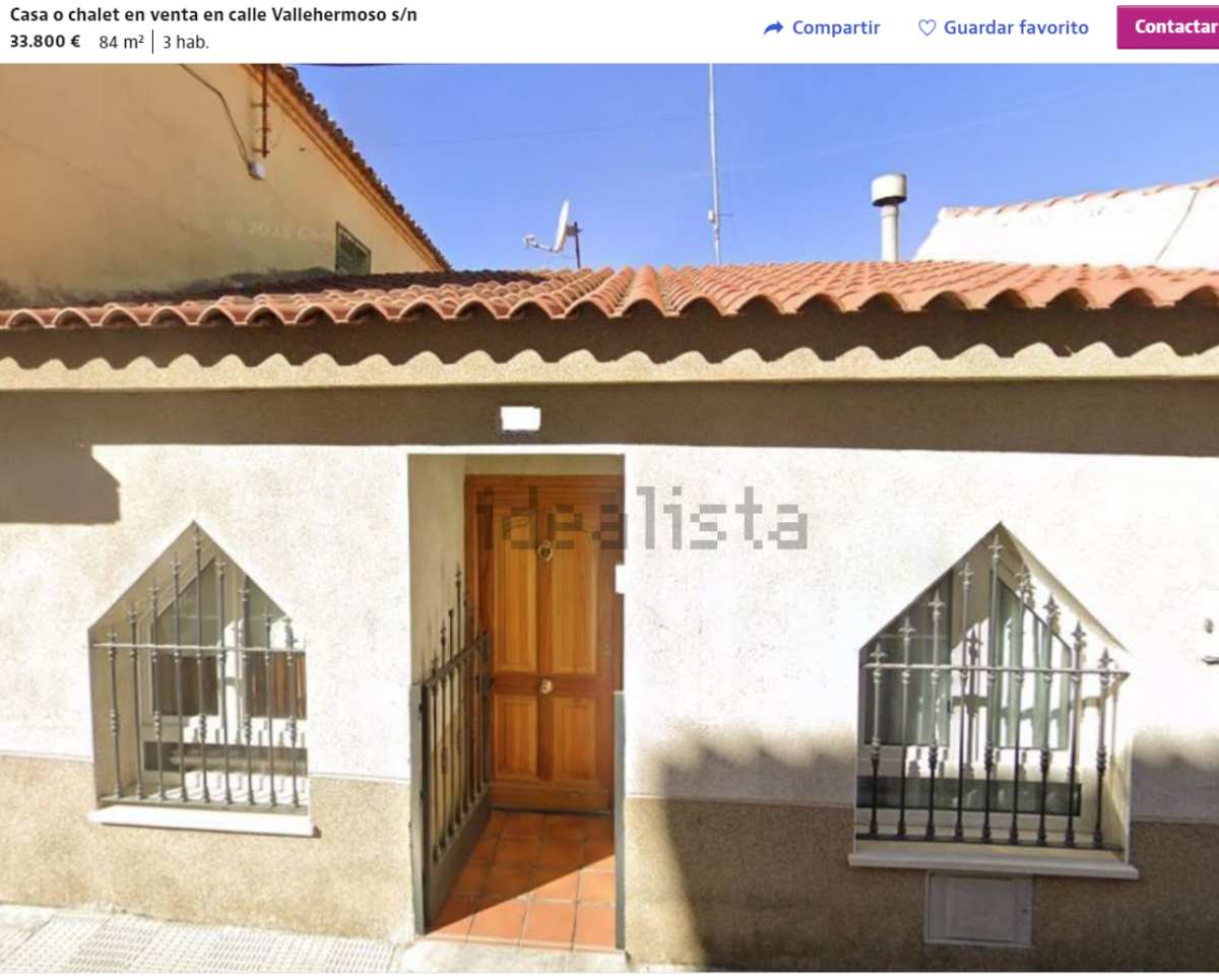 Casa o chalet en venta en Quintanar de la Orden por un precio de 33.800 euros 