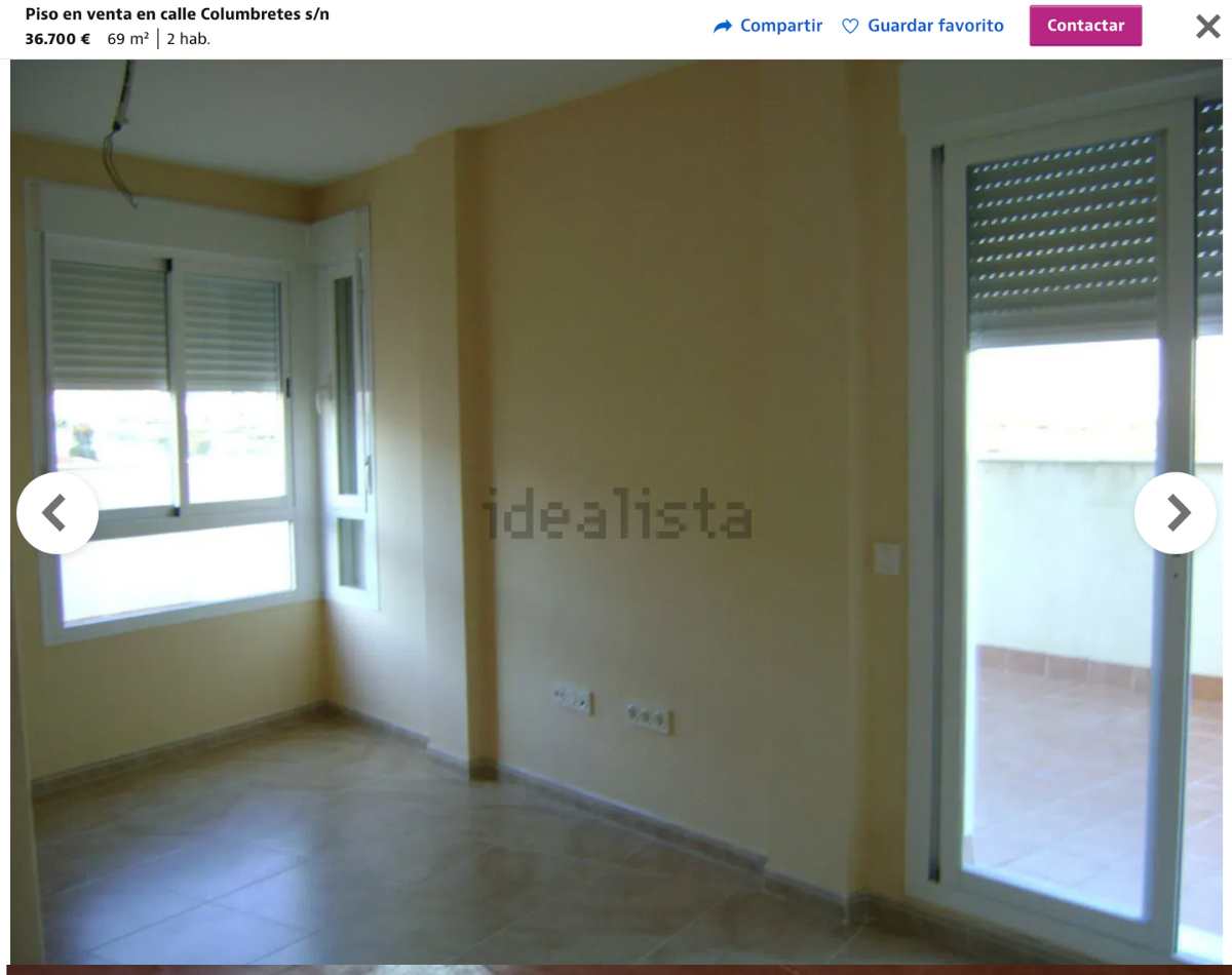 Piso en venta en El Ejido (Almería) por un precio de 36.700 euros 