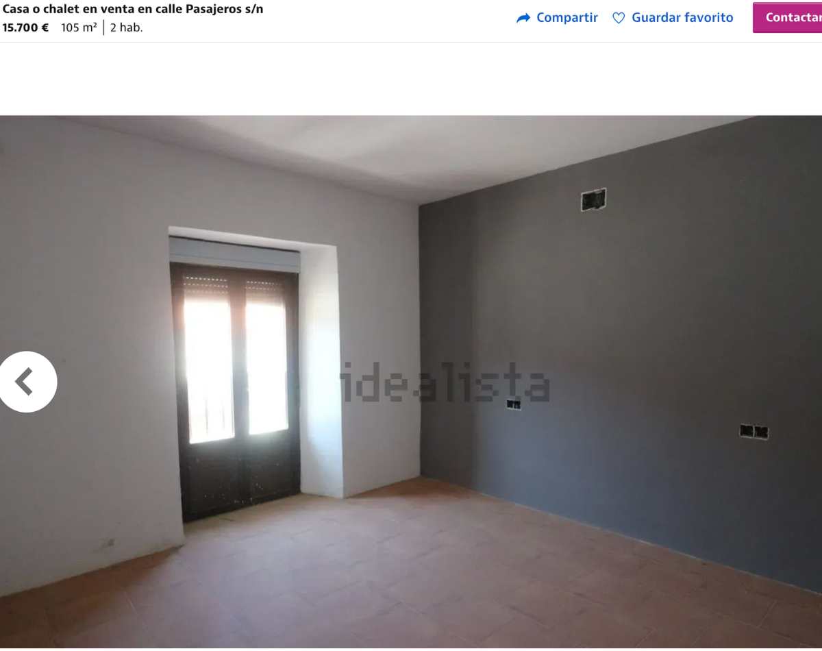 Casa o chalet en Zorita (Cáceres) por un precio de 15.700 euros 