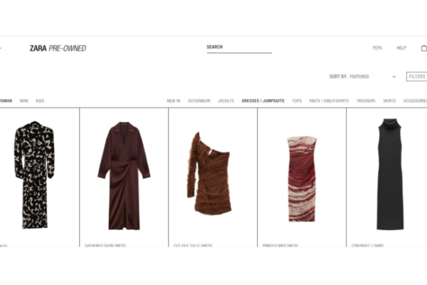 Plataforma de compraventa ropa usada Inditex