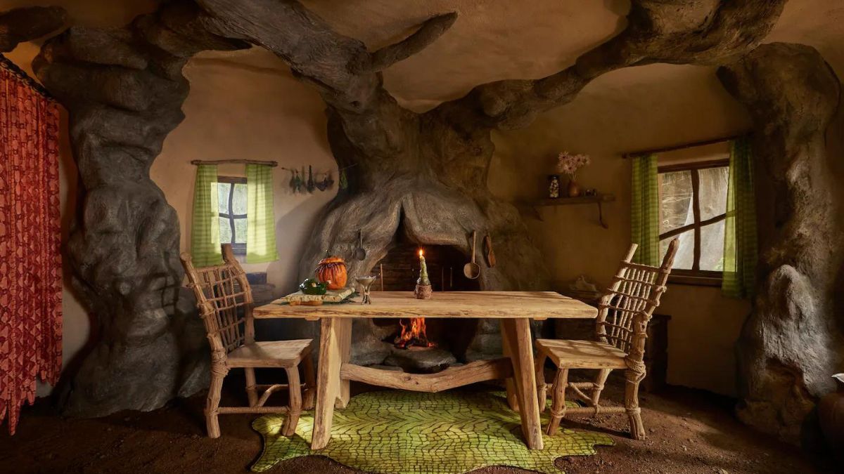 Salón de la ciénaga de Shrek | Airbnb 