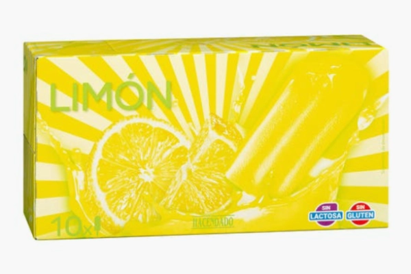Helado de limón de Mercadona 