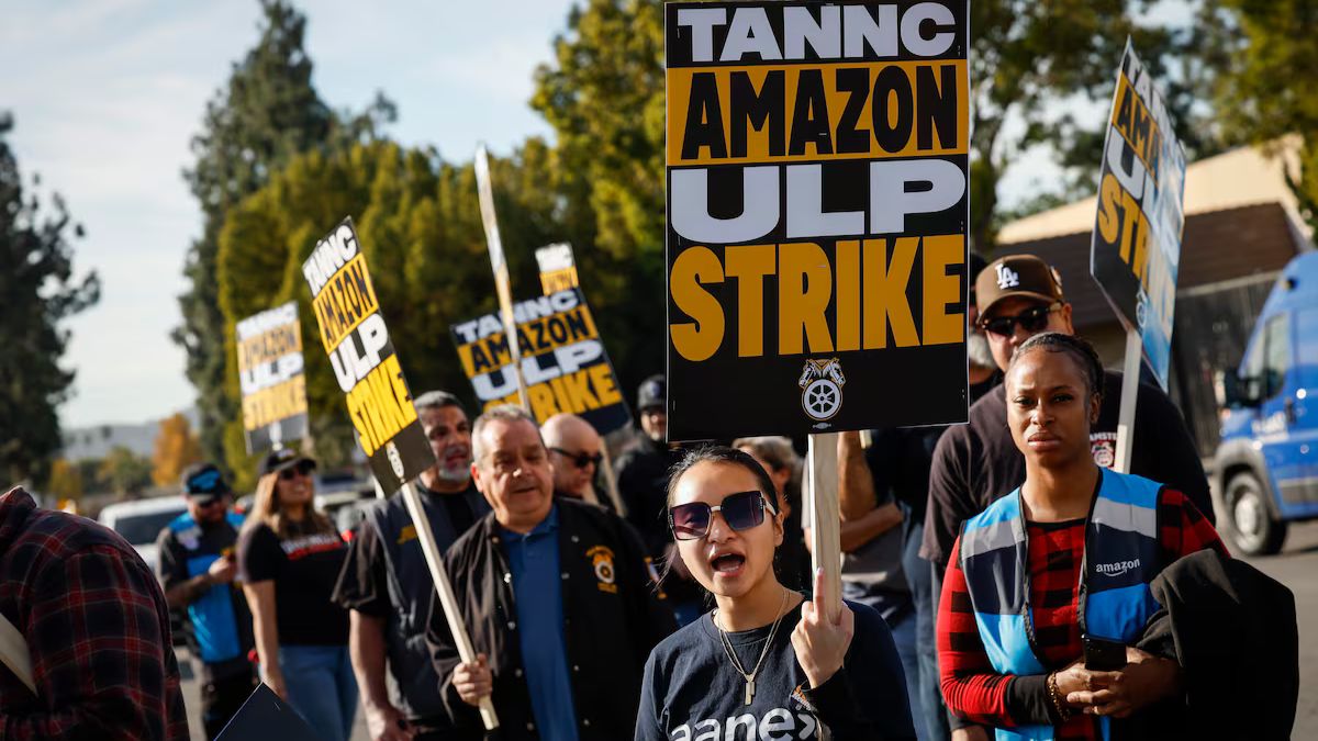 Huelga de trabajadores de Amazon