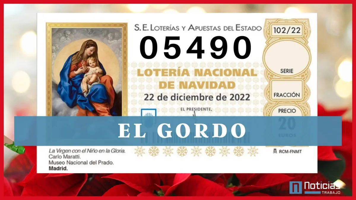 05490: El Gordo de la Lotería de Navidad 2022