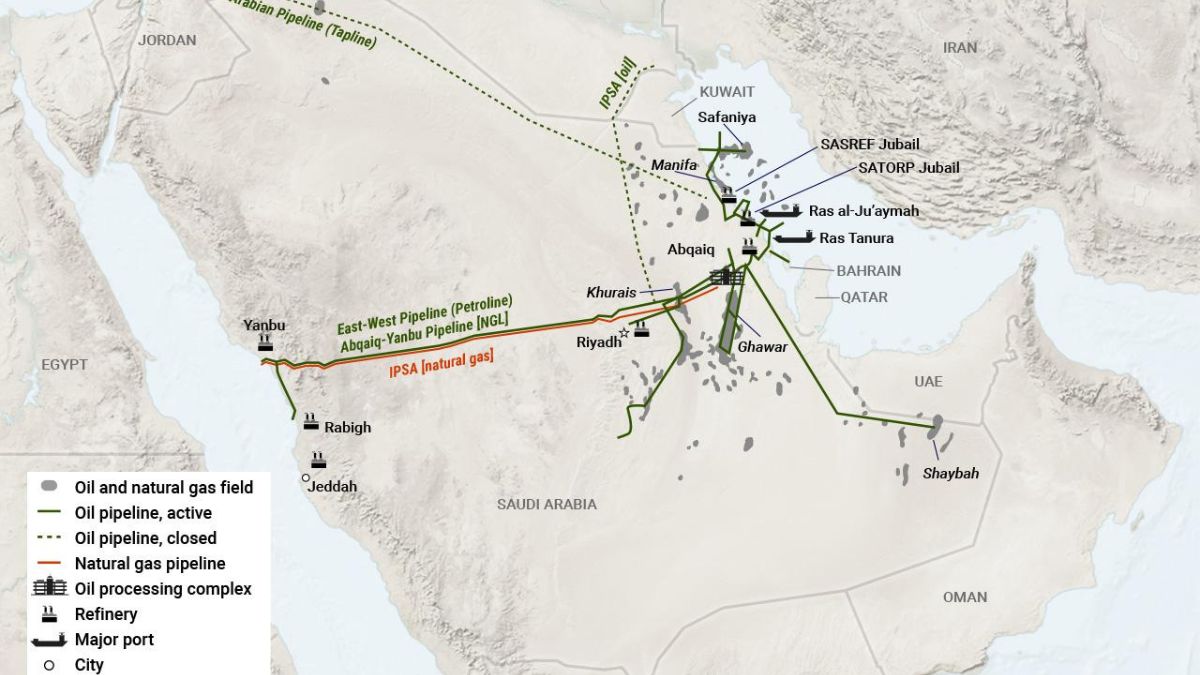 Mapa de Ghawar.