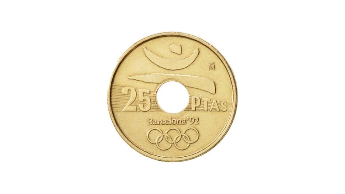 Moneda 25 pesetas 1992