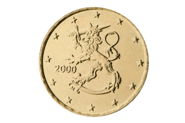 Moneda de 10 céntimos de Finlandia
