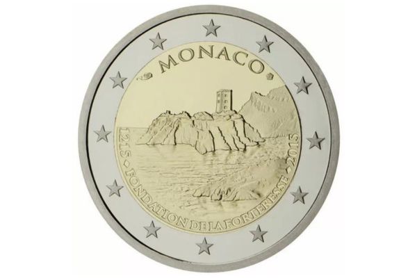 Moneda de 2 euros del Principado de Mónaco Conmemorativa