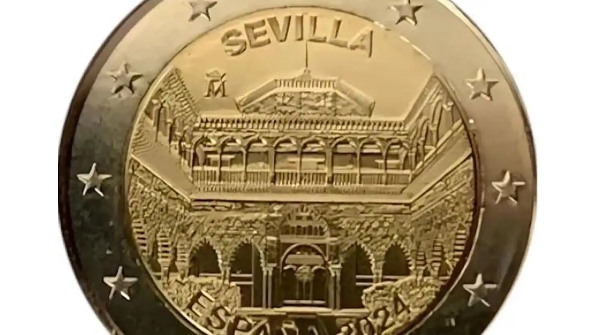 Moneda 2 euros Sevilla