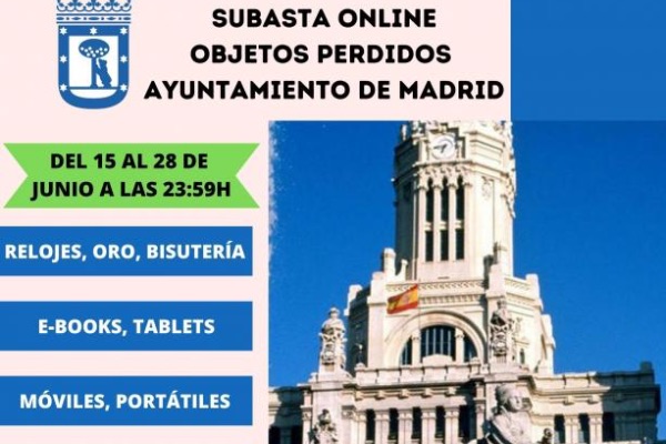 Subasta del objetos perdidos en Madrid